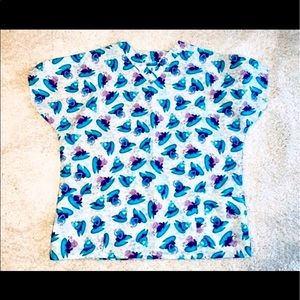 Frog Scrub Top